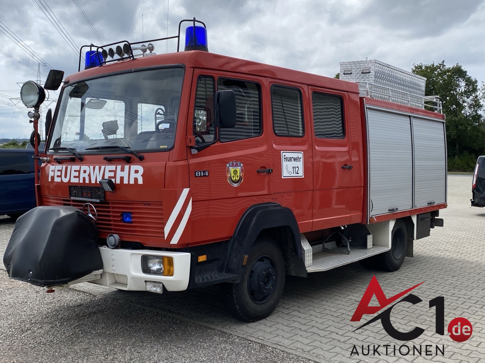 MB 814 F So.KFZ Löschfahrzeug LF 8 mit Vorbaupumpe
